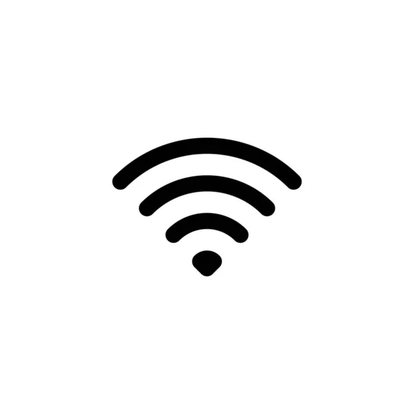 Illustration Des Wifi Icon Vektors Signalzeichen Und Symbol Funkikone — Stockvektor