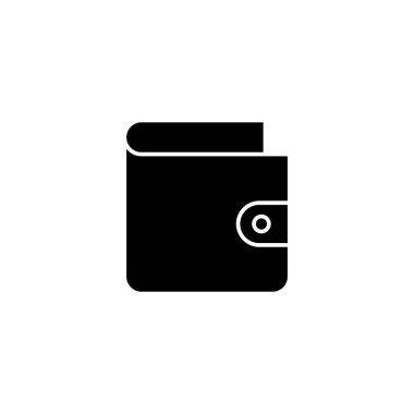 Cüzdan simgesi vektör illüstrasyonu. cüzdan işareti ve sembol