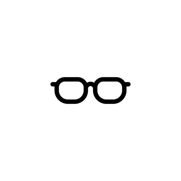 Ilustração Vetor Ícone Óculos Sinal Óculos Símbolo — Vetor de Stock