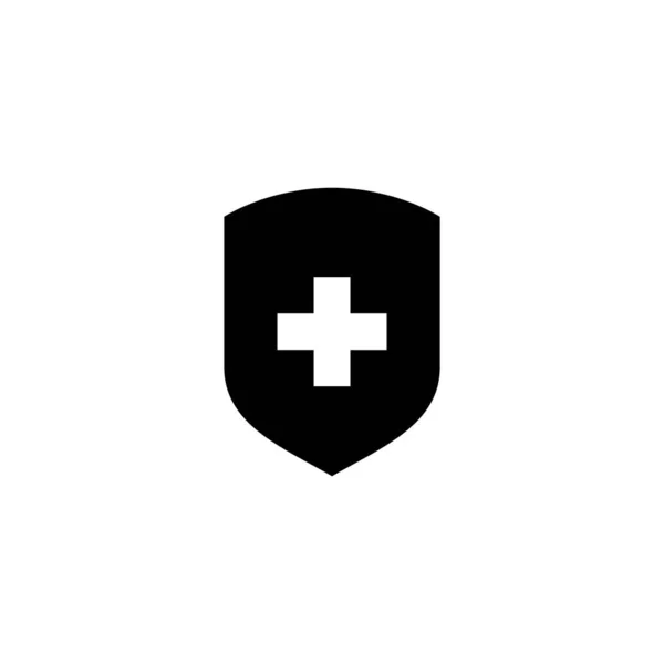 Icon Vektor Illustration Der Krankenversicherung Versicherungskennzeichen Und Symbol — Stockvektor