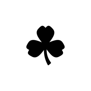 Yonca ikonu vektör illüstrasyonu. Yonca işareti ve sembol. dört yapraklı yonca simgesi.