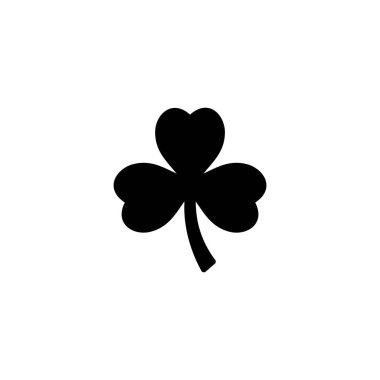 Yonca ikonu vektör illüstrasyonu. Yonca işareti ve sembol. dört yapraklı yonca simgesi.