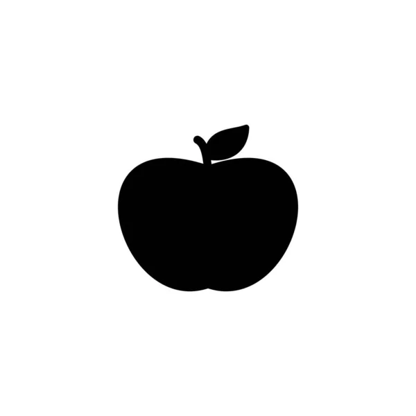 Illustration Vectorielle Icône Apple Signe Apple Symboles Pour Conception Web — Image vectorielle