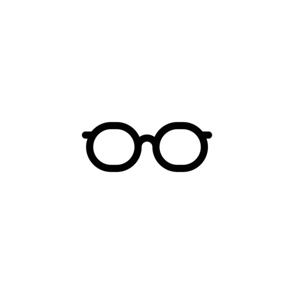 Illustration Vectorielle Icône Lunettes Verres Signe Symbole — Image vectorielle