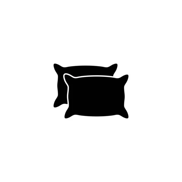 Illustrazione Vettoriale Icona Cuscino Segno Simbolo Del Cuscino Comodo Cuscino — Vettoriale Stock