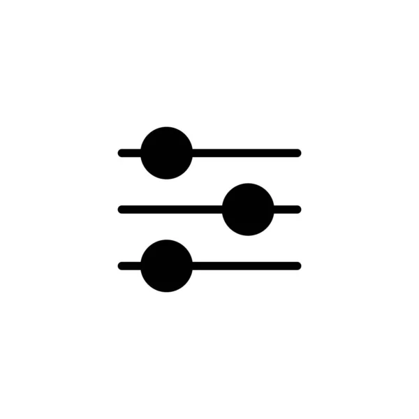 Icoana Ilustrație Vectorială Cog Setări Semn Simbol Gear Sign — Vector de stoc