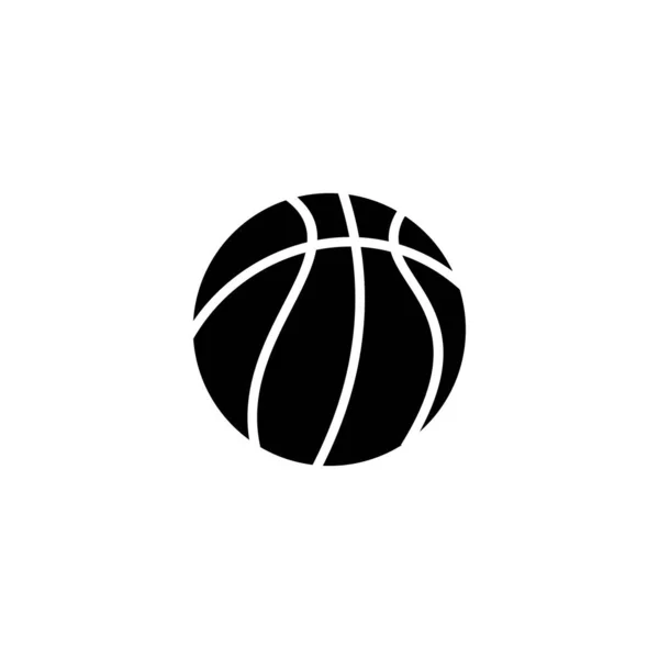 Illustration Vectorielle Icône Basket Ball Signe Symbole Balle Basket Ball — Image vectorielle