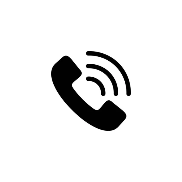 Call Icon Vector Illustration Telephone Sign Symbol Phone Icon Contact — Stock Vector