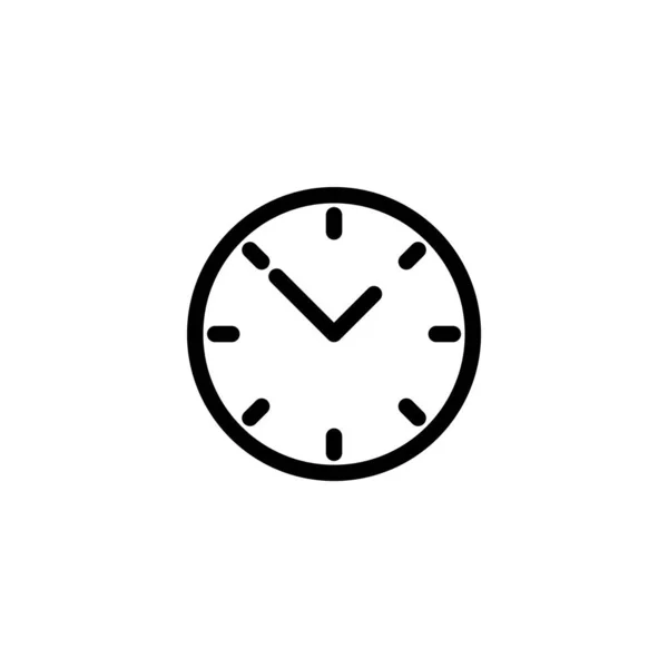 Icono Del Reloj Ilustración Vector Signo Tiempo Símbolo Icono Reloj — Vector de stock