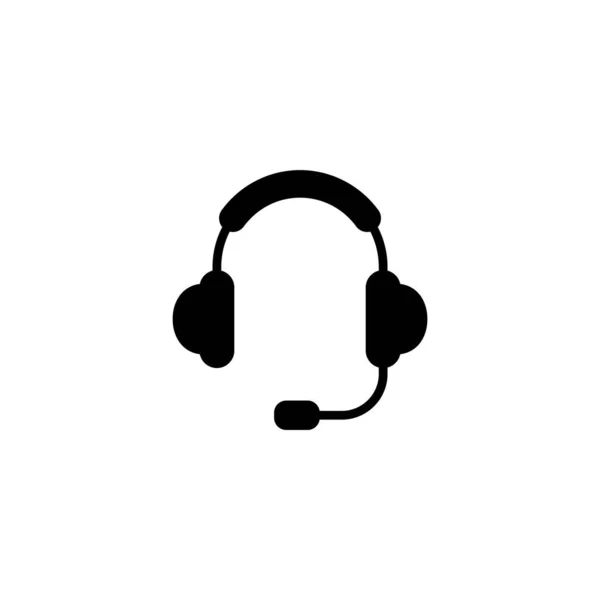 Headphone Icon Vector Illustration Headphone Sign Symbol — Stock Vector