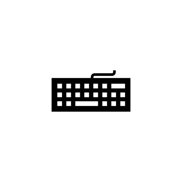 Значок Клавіатури Векторна Ілюстрація Знак Символ Клавіатури — стоковий вектор