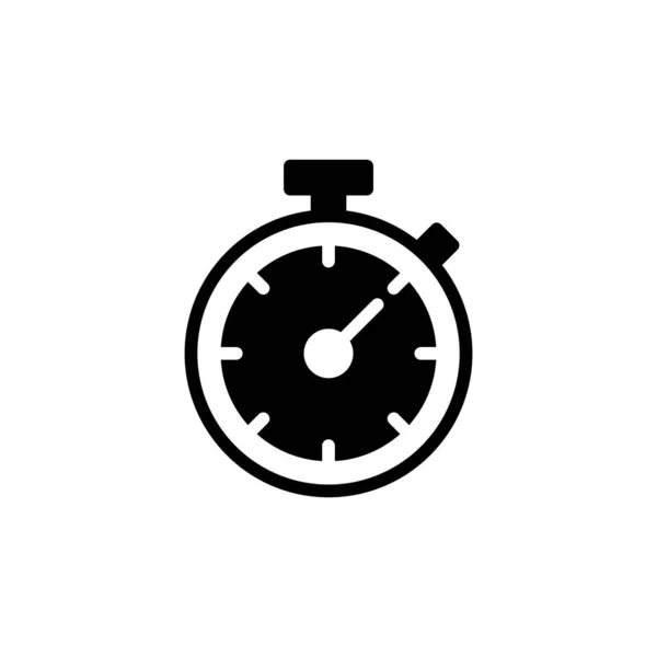 Stopwatch Icono Ilustración Vectorial Signo Temporizador Símbolo Icono Cuenta Atrás — Vector de stock