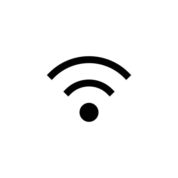 Illustration Des Wifi Icon Vektors Signalzeichen Und Symbol Funkikone — Stockvektor