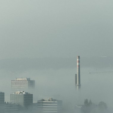 Sabaha sisli bir şehir