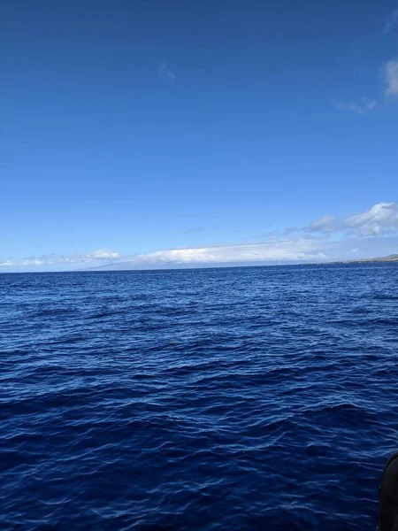 Medio Del Mar Azul Profundo — Foto de Stock