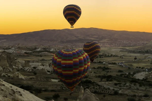 Kapadokya Sıcak Hava Balonu Hindi — Stok fotoğraf