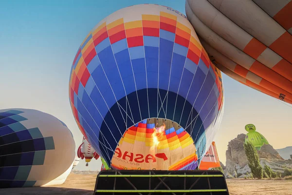 Heißluftballon Himmel — Stockfoto