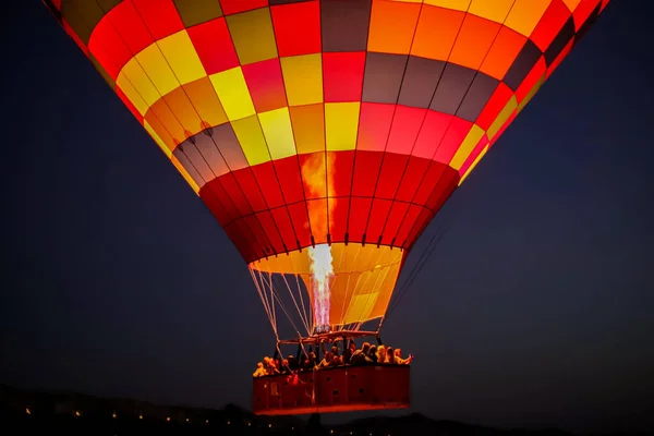 Heißluftballon Himmel — Stockfoto