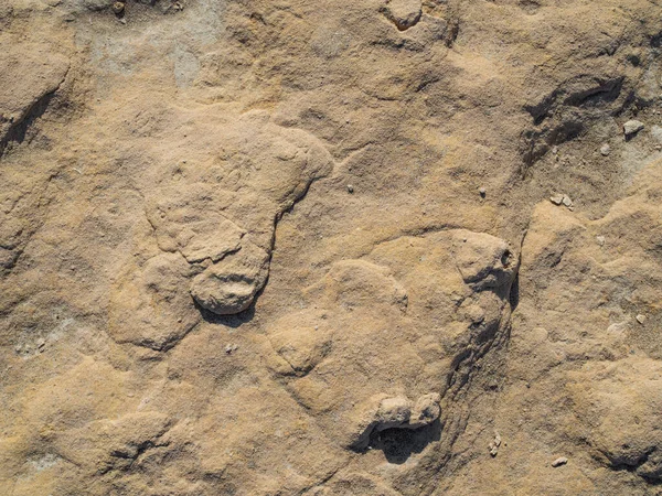 Fundo Textura Pedra Sólida Vista Frontal Rocha Amarela Com Areia — Fotografia de Stock