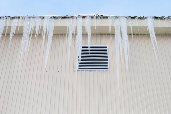 Buz sarkıtları tutunmaya devam ediyor.