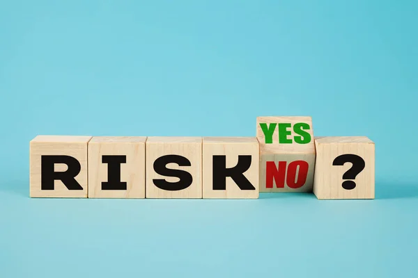 Risk sembolü. Yüksek ya da düşük riski temsil eden 