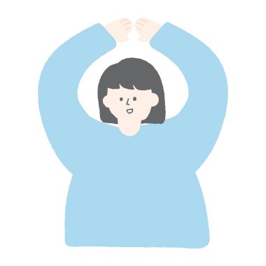 O pozu veren bir kadının el çizimi..