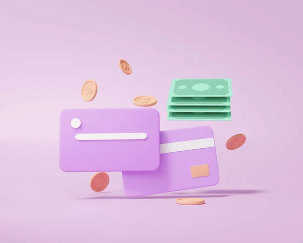Pagamentos Online Conceito Cartão Crédito Débito Operações Financeiras Internet Conecte — Fotografia de Stock