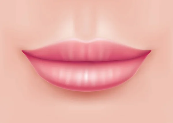 Lip Enhancement Filler Cosmétologie Gel Acide Hyaluronique Lèvres Injection Botox — Image vectorielle