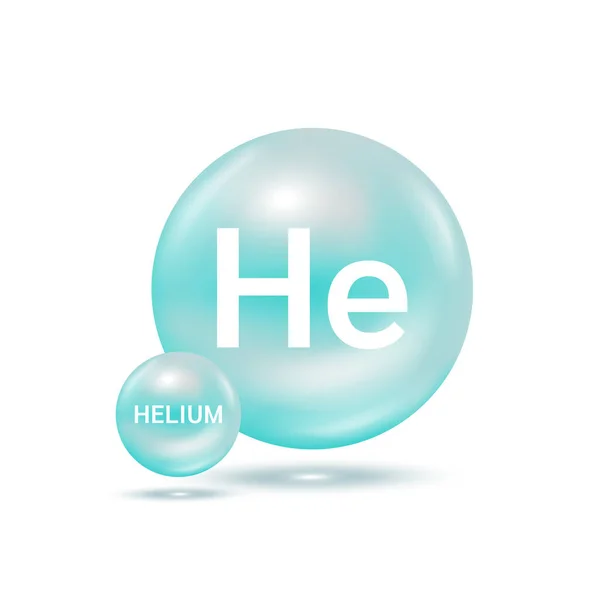 水素分子モデルは青銀 天然ガスだ 生態学と生化学の概念 白い背景に孤立した球体 3Dベクトルイラスト — ストックベクタ