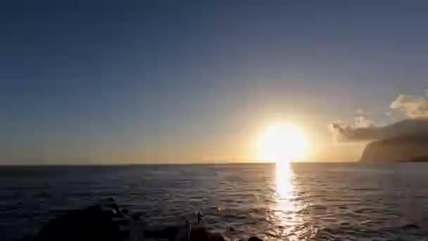 Sonnenuntergang Ponta Pargo — Stockvideo