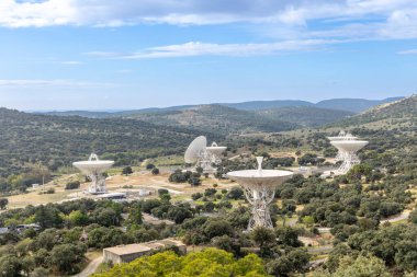 Robledo de Chavela 'daki Derin Uzay İletişim Kompleksi, Madrid, İspanya
