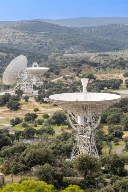 Robledo de Chavela 'daki Derin Uzay İletişim Kompleksi, Madrid, İspanya