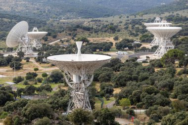 Robledo de Chavela 'daki Derin Uzay İletişim Kompleksi, Madrid, İspanya
