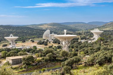 Robledo de Chavela 'daki Derin Uzay İletişim Kompleksi, Madrid, İspanya