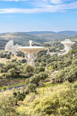 Robledo de Chavela 'daki Derin Uzay İletişim Kompleksi, Madrid, İspanya