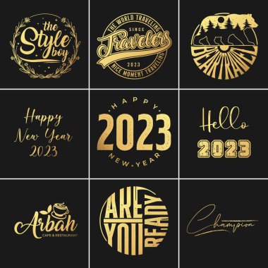 Modern Profesyonel ve temiz tişört tasarımı Bundles vektör şablonu