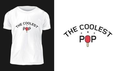 Profesyonel ve temiz Typographyshirt tasarım şablonu