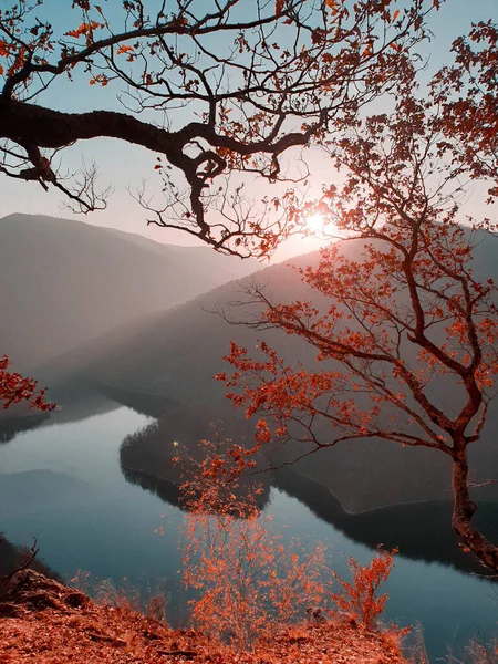 Prachtig Berglandschap Achtergrond — Stockfoto