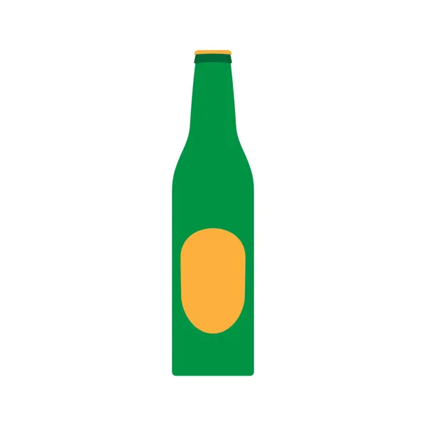 Стеклянная Пивоварня Основные Бутылки Состоящие Большого Пива Стеклянных Бутылках Рисунок — стоковый вектор