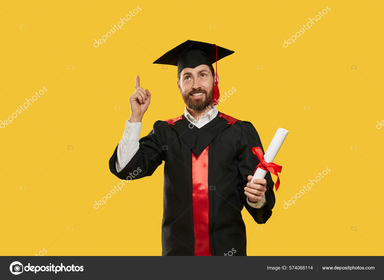 A Graduate Wearing a Mortarboard and a Graduation Gown · Free Stock Photo
