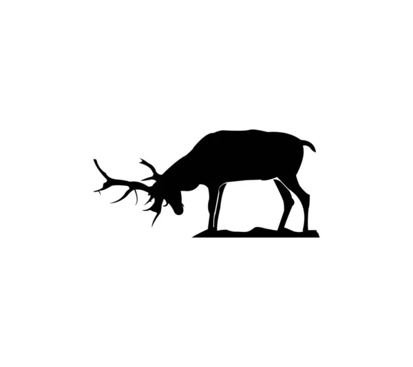 Logo Ontwerp Hert Vector — Stockvector