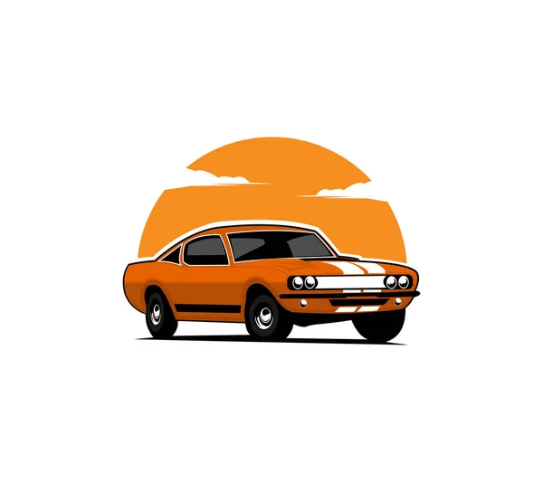 Шаблон Логотипа Muscle Car Вашей Компании Векторный Логотип — стоковый вектор