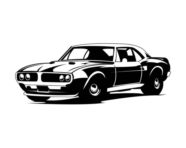 Szablon Logo Muscle Car Dla Twojej Firmy Ilustracja Logo Wektora — Wektor stockowy