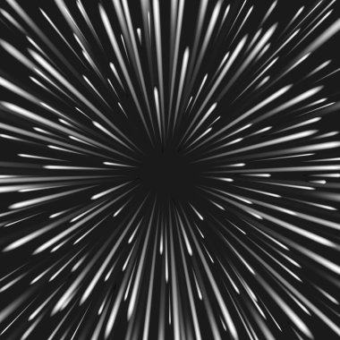 Hızlı warp aydınlatma patlaması arkaplanı