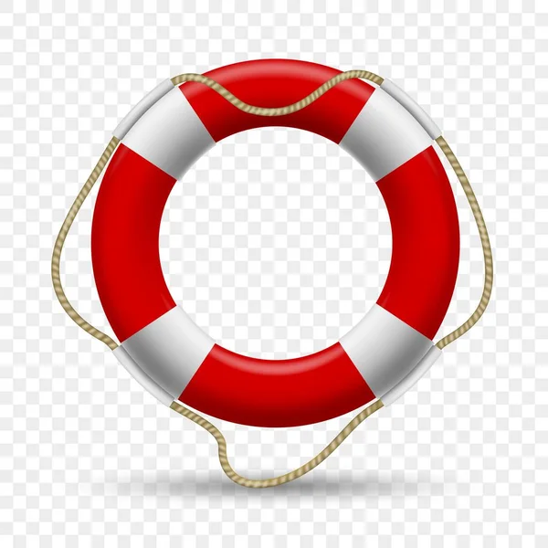 Lifebuoy az átlátszó — Stock Vector