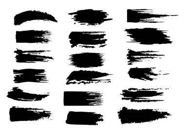 Mürekkep izi beyaza izole edilmiş.