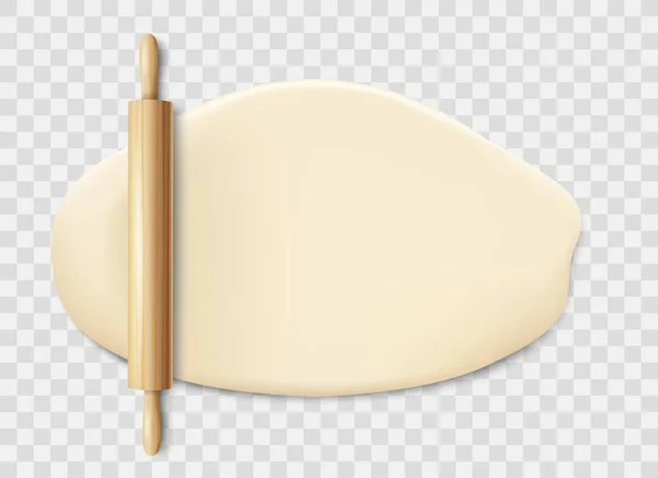 Illustration rouleau de pâte — Image vectorielle