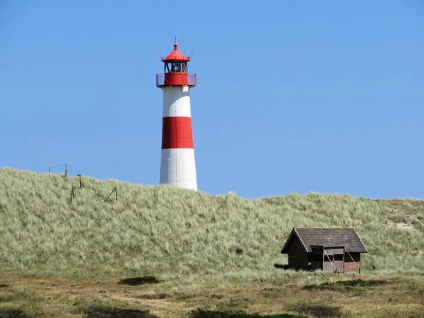 Lighthouse Dune German Island — Stock Photo, Image