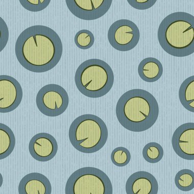 Nenufar nilüfer deseni. Botanik arkaplan baskısı çizimleri