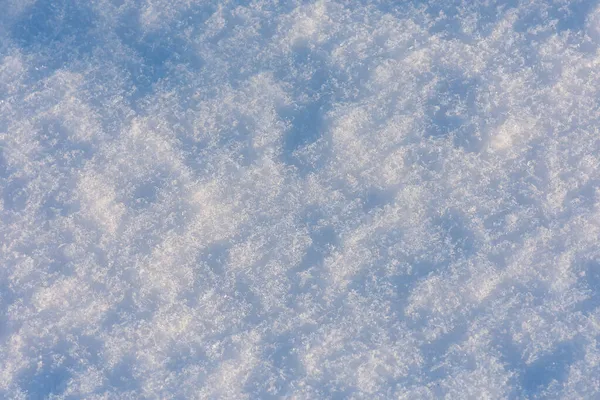 Weihnachten Abstrakten Hintergrund Glänzend Weiße Schneetextur Einem Sonnigen Wintertag — Stockfoto